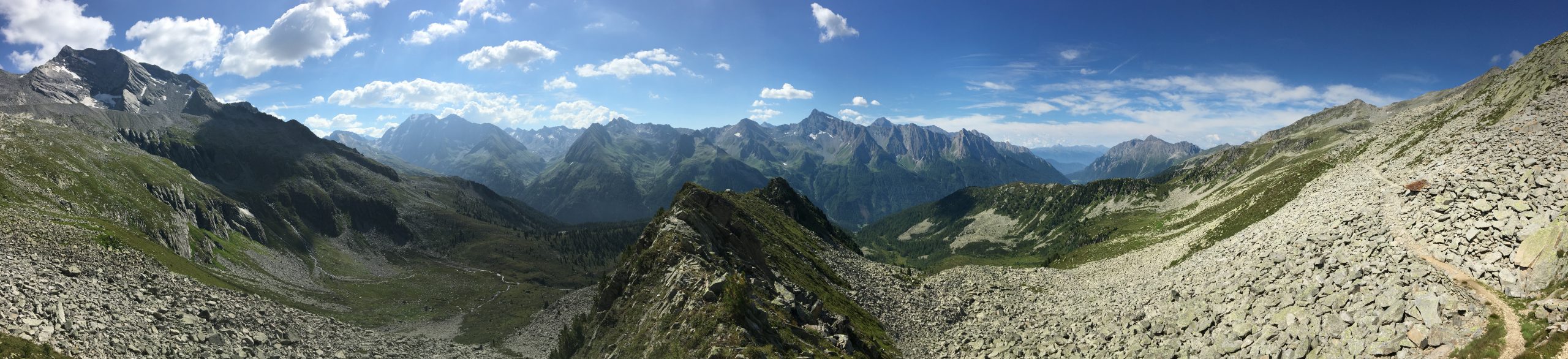 Panoramabild Richtung Italien
