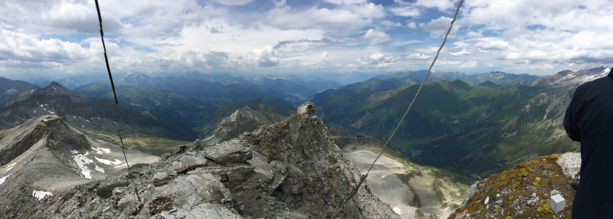 Panoramabild vom Kraxentrager Richtung Österreich